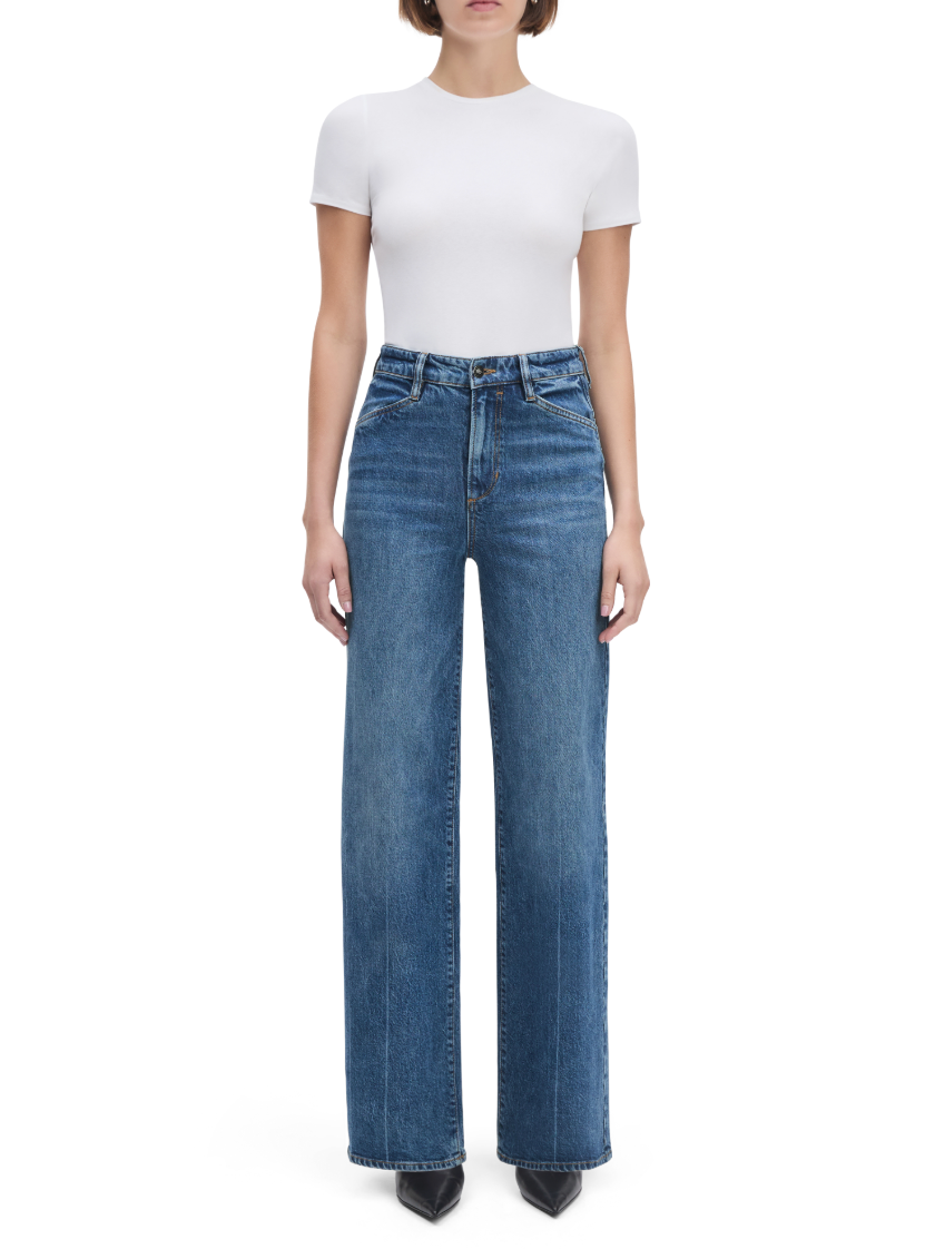 The Favorite Daughter Mischa Super High Rise Wide Leg in the color Campbell