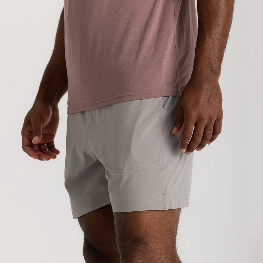 Upgrade your high intensity workouts when you wear the 5.5" Bamboo-Lined Active Breeze Short from Free Fly, available now at Harbour Thread in St. Pete, FL.