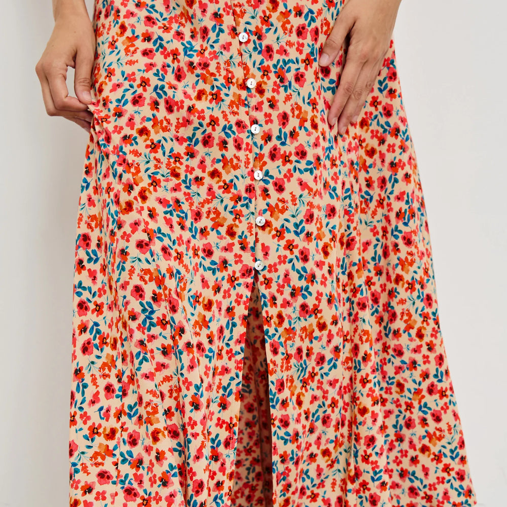 Floral print button front midi dress from Rails