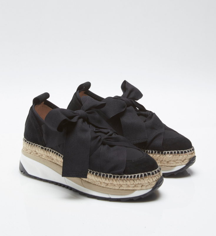 Mix things up with Free People's Chapmin Espadrille Sneakers, available at Harbour Thread in the color Black.