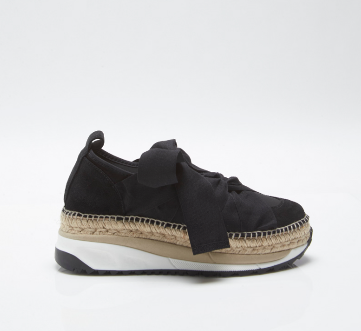 Women's espadrille sneaker with fabric ties by Free People at Harbour Thread