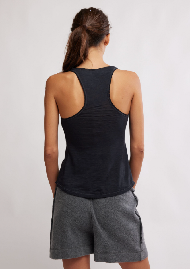 
                      
                        Women's black racerback cami
                      
                    