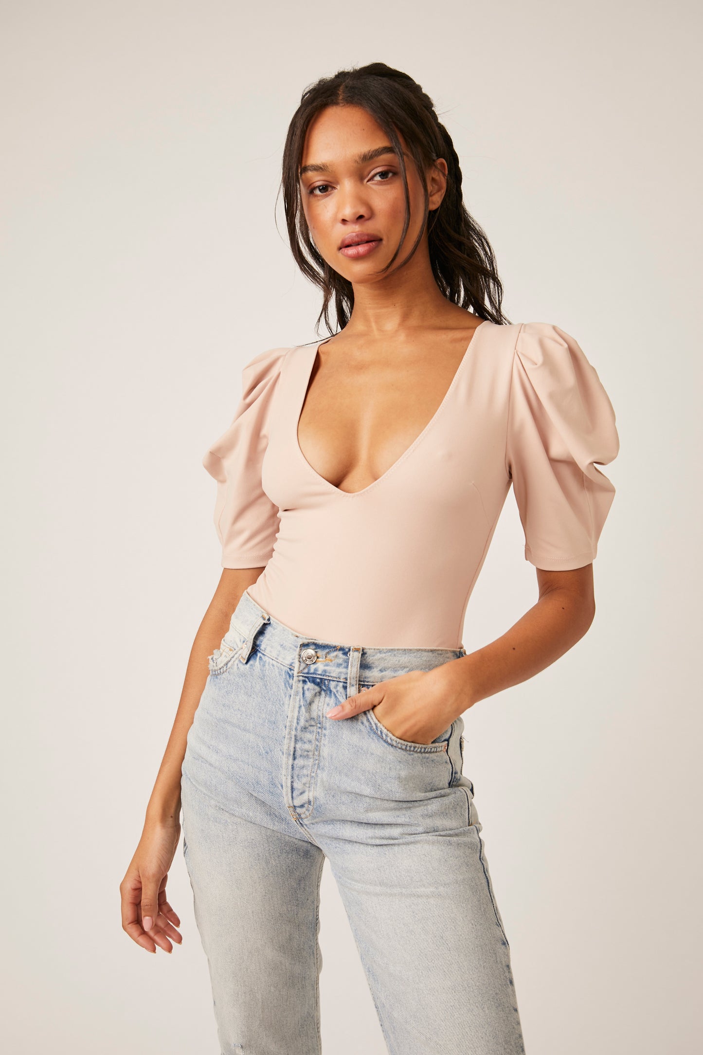 Free People Va Va Voop Bodysuit - Sweet Nothings