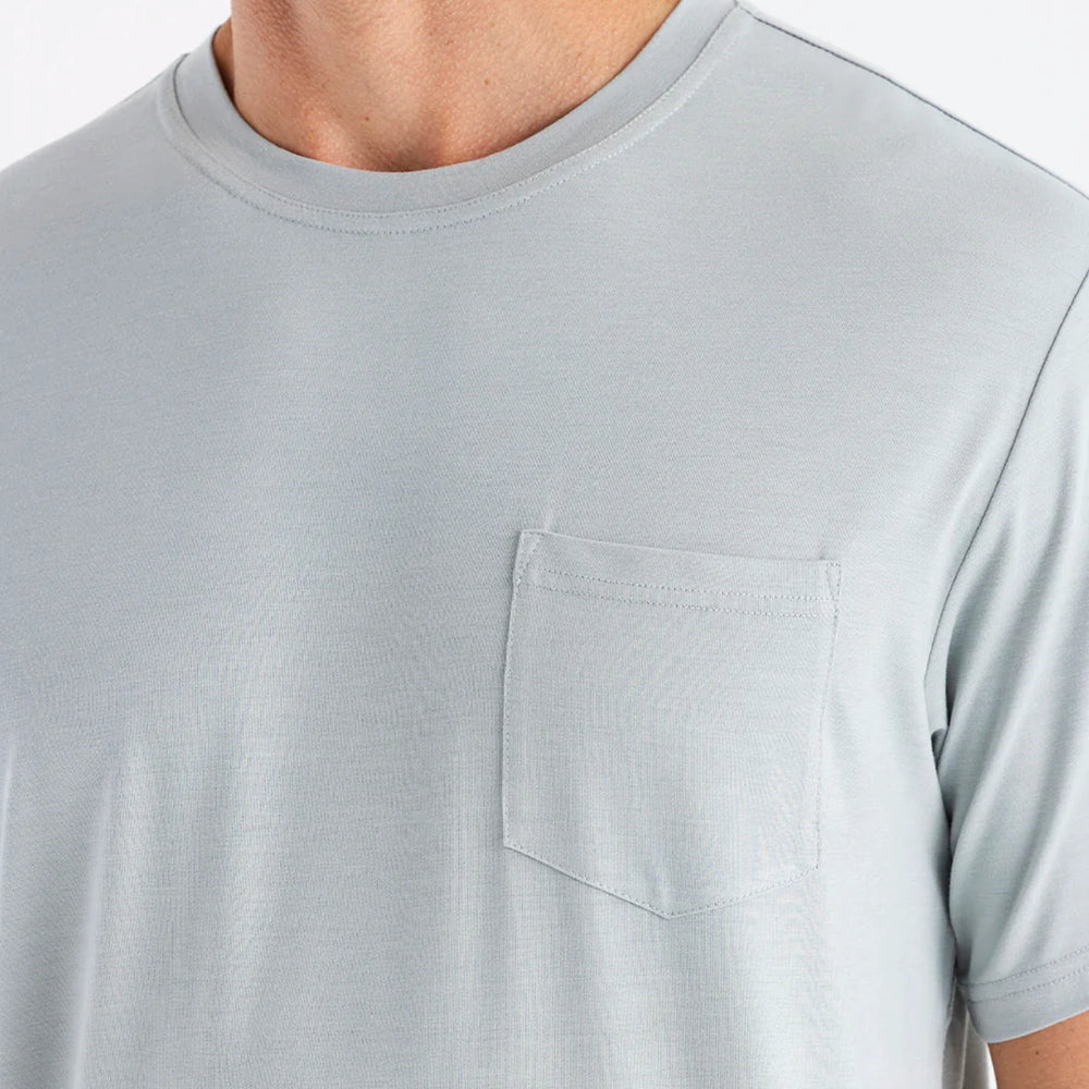 
                      
                        Men's short sleeve pocket t-shirt from Free Fly.
                      
                    