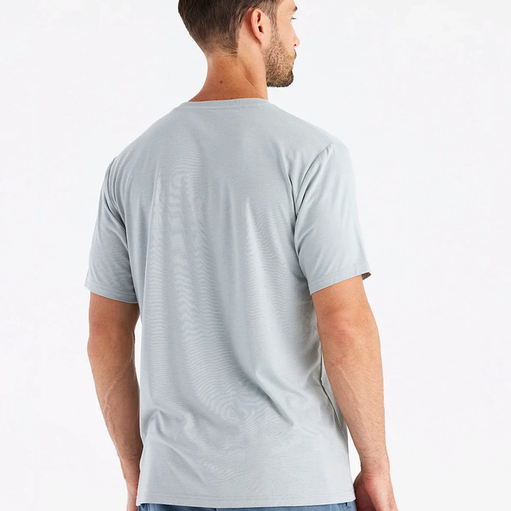 
                      
                        Men's light grey short sleeve pocket tee
                      
                    