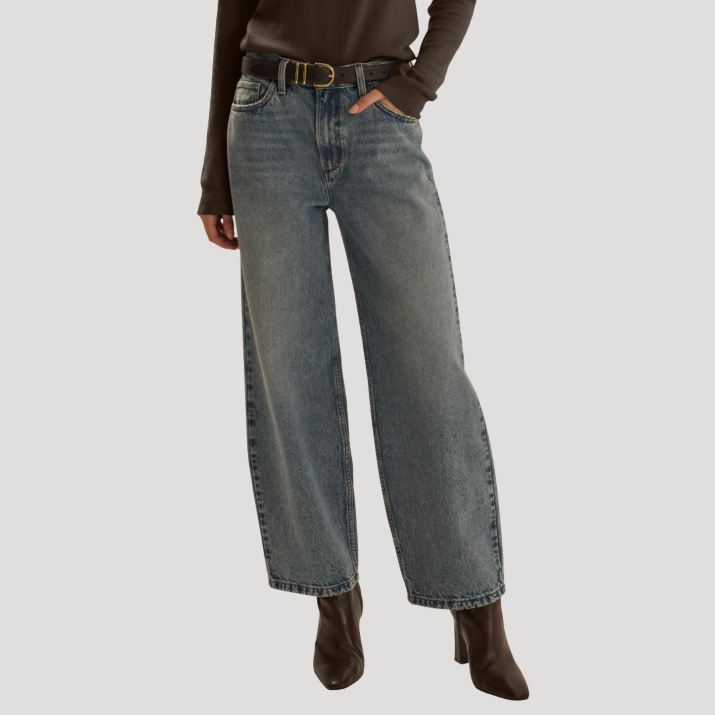 Favorite Daughter The Mercer Mid-Rise Easy Barely Barrel in Dublin