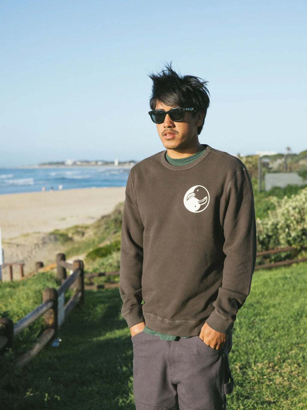 Mollusk Surf Society Crew - Black