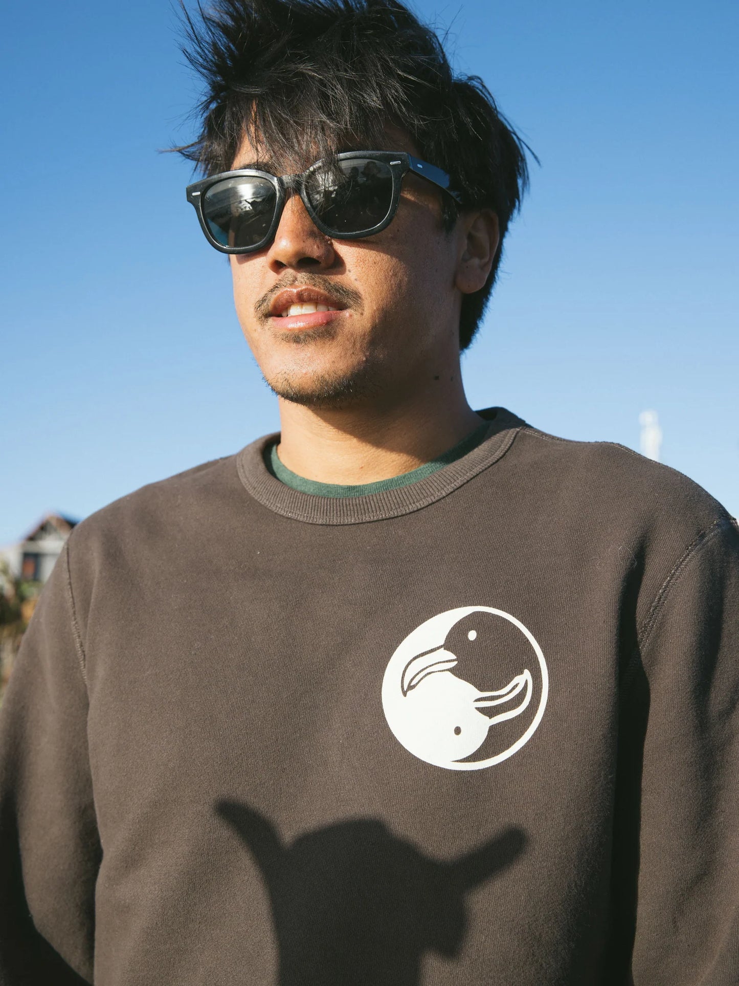 MOLLUSK Surf Society Crew - Black | Harbour Thread