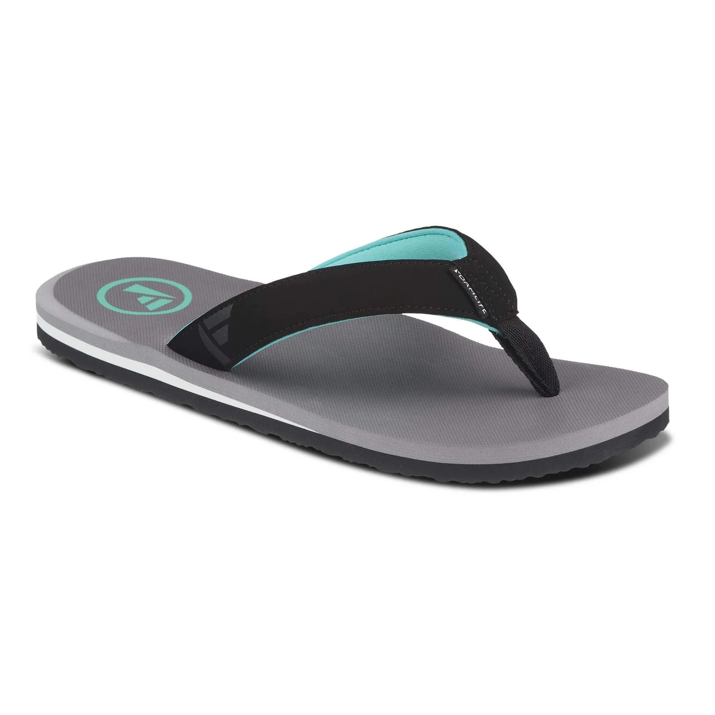 FoamLife Traa Men's Flip Flops - Stone Grey