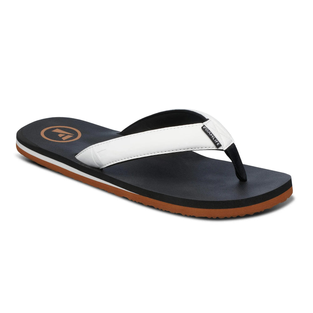 
                      
                        FoamLife Traa SC Men's Flip Flops - Black/White
                      
                    