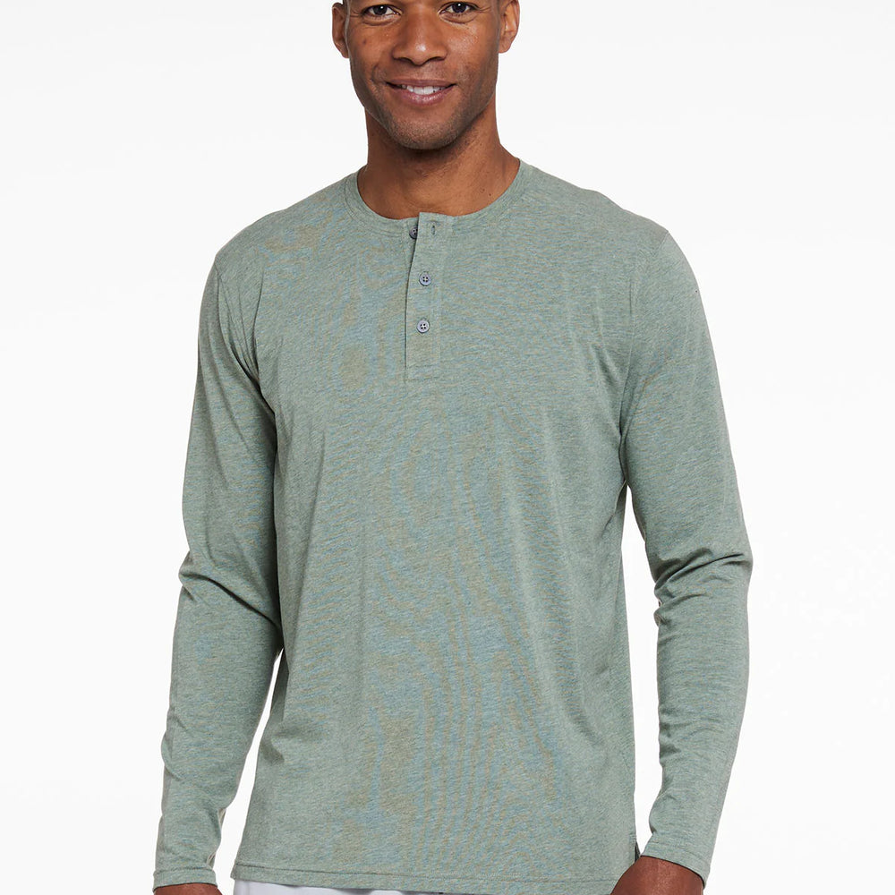 
                      
                        tasc Performance Everywear Long Sleeve Henley - Kelp Heather
                      
                    