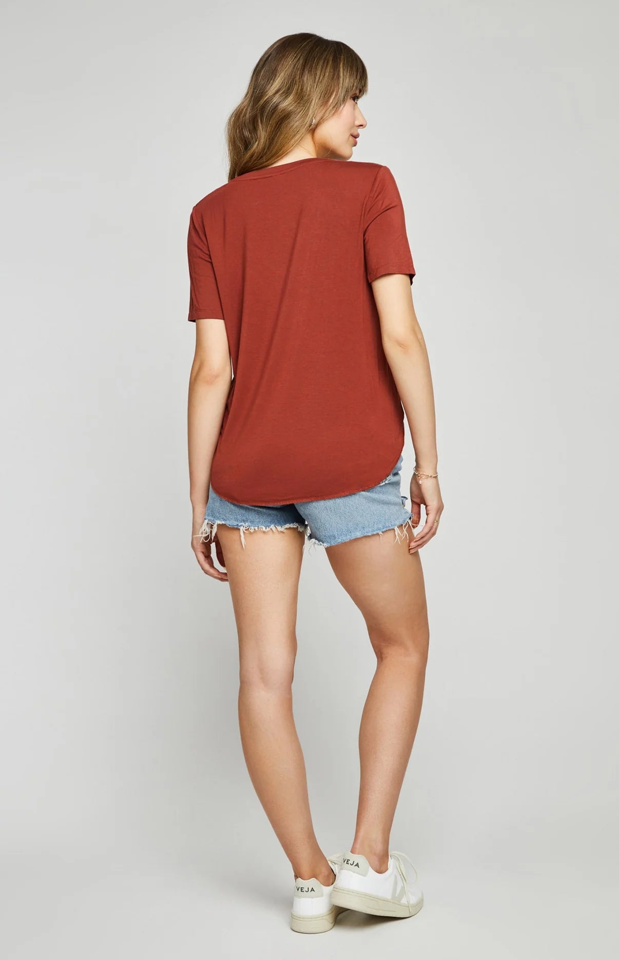 Back view of the relaxed fit Lewis T-Shirt by Gentle Fawn