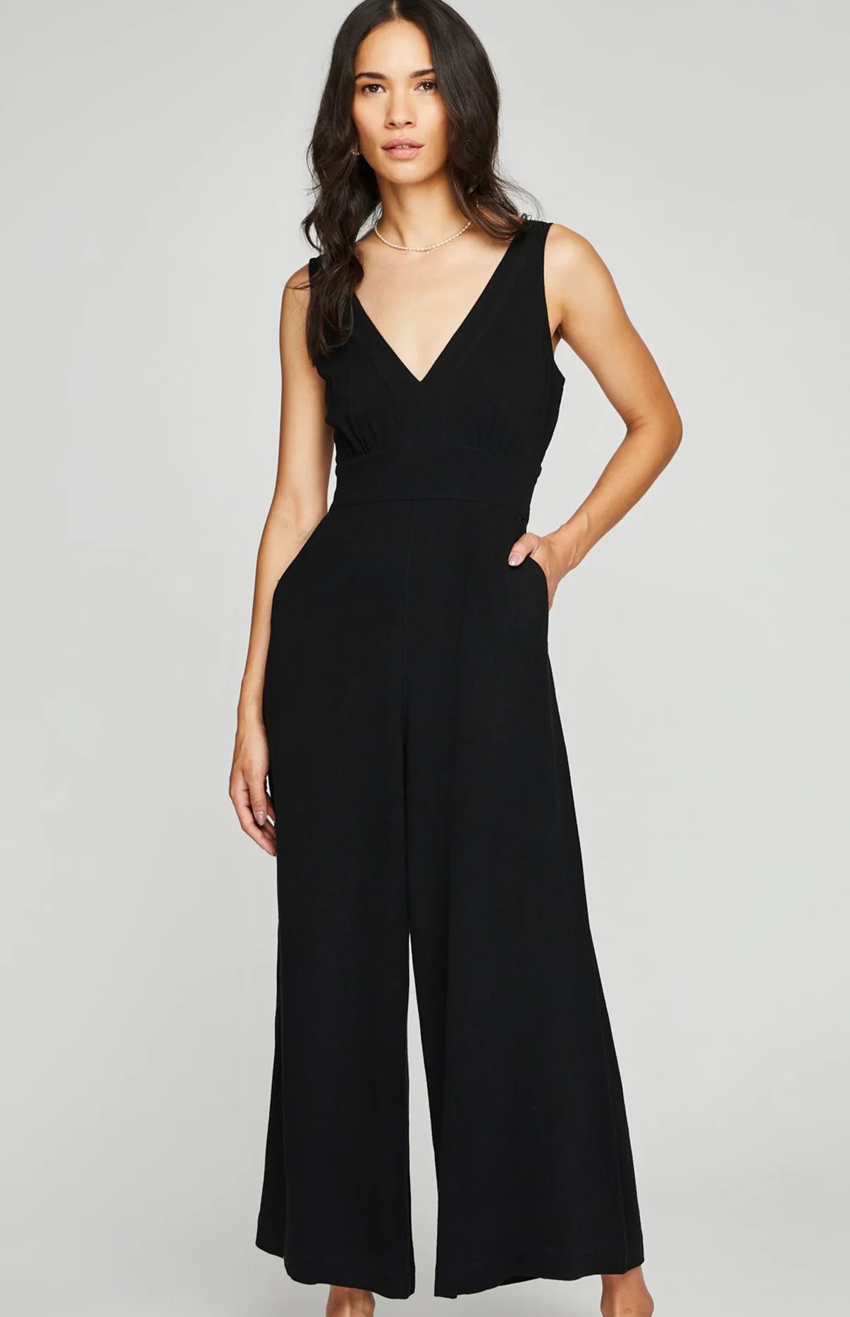 The Black Gianna Jumpsuit by Gentle Fawn