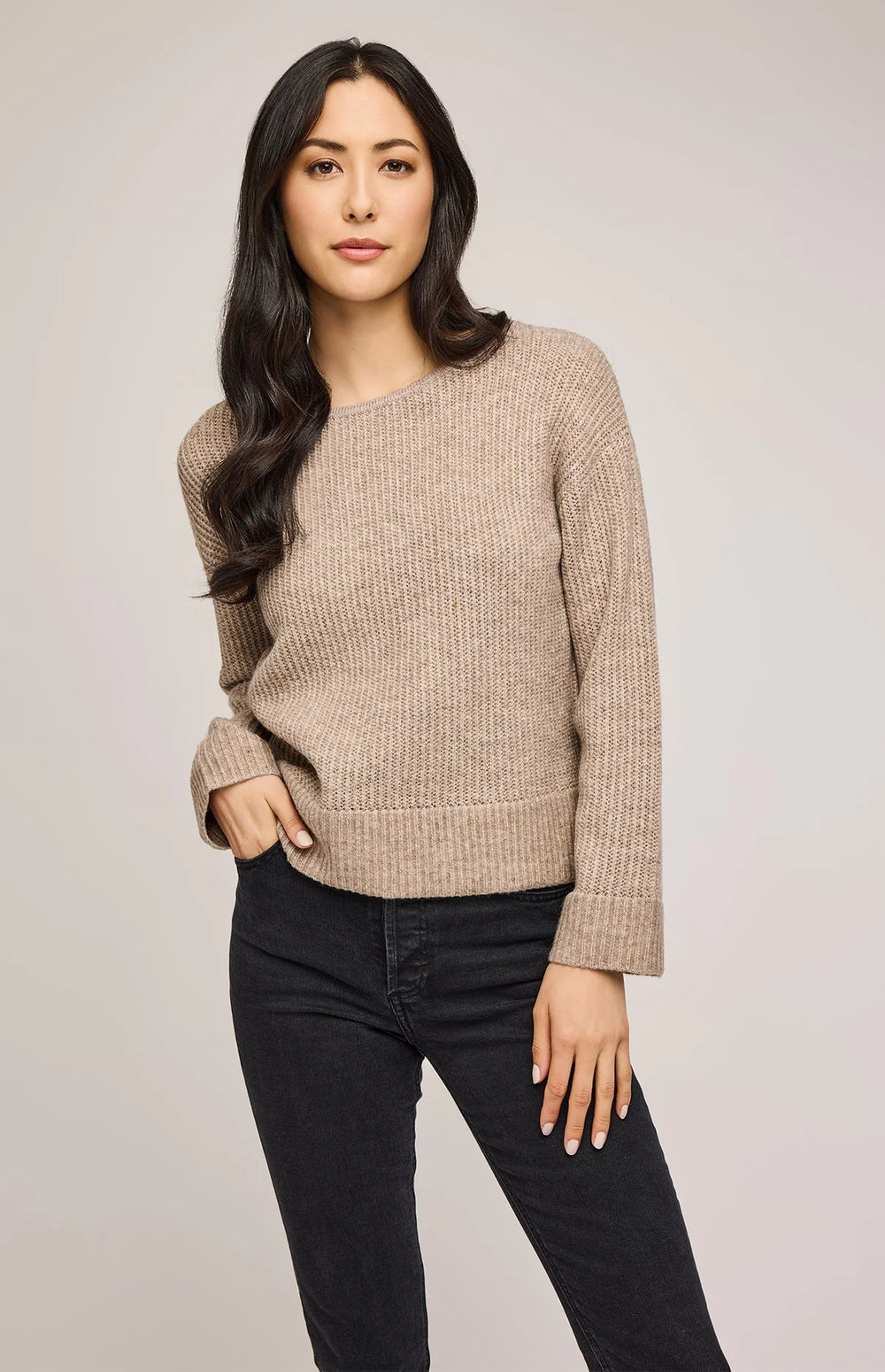 The Ambrose Pullover Sweater features a relaxed fit for easy, everyday wear