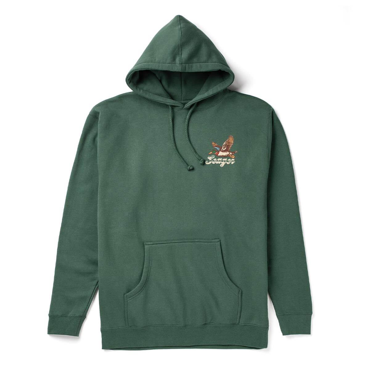 Seager Greenhead Hoodie in Alpine Green