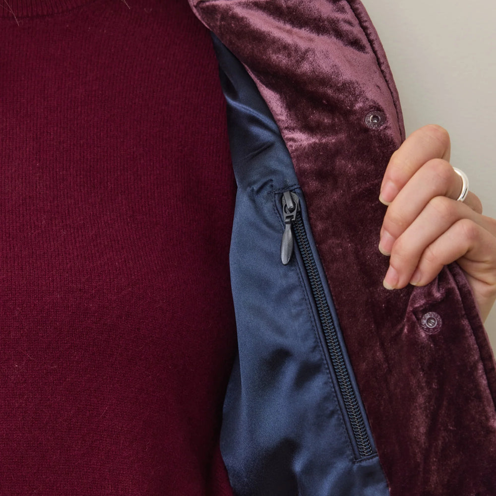 
                      
                        Marine Layer Anita Velvet Quilted Bomber
                      
                    