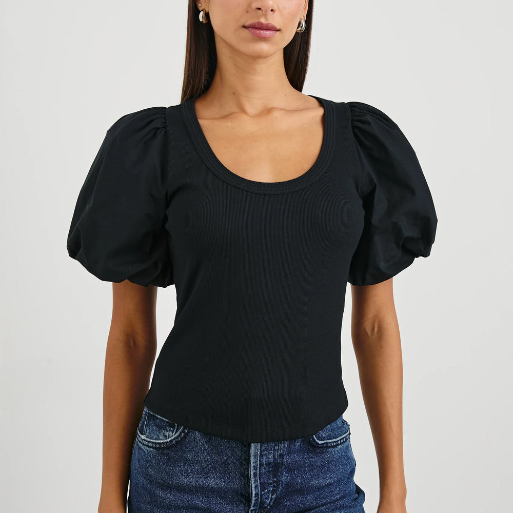 
                      
                        The Hallie Top by Rails is a women's lightweight cotton blend top
                      
                    