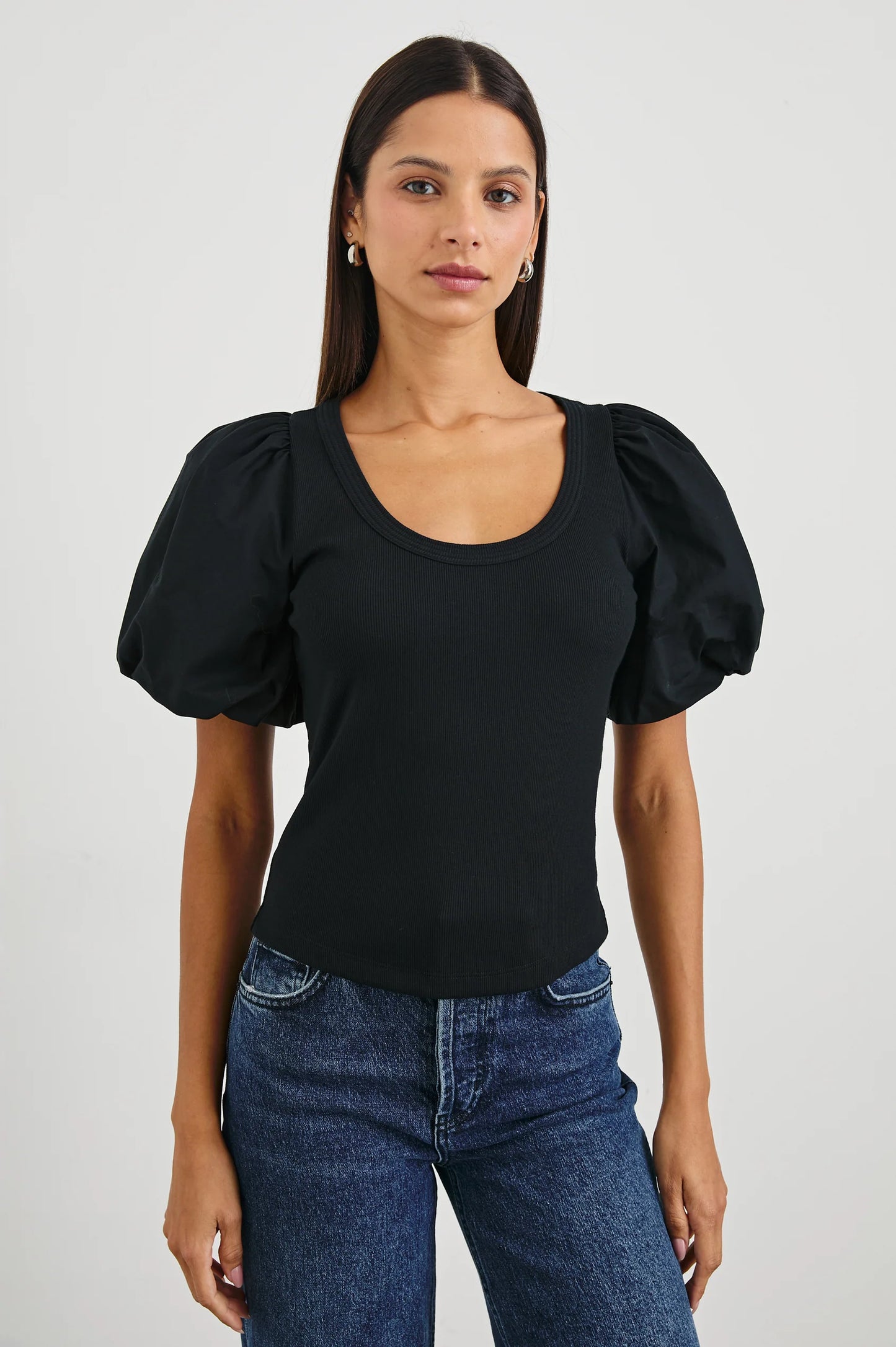 The Hallie Top by Rails is a women's lightweight cotton blend top