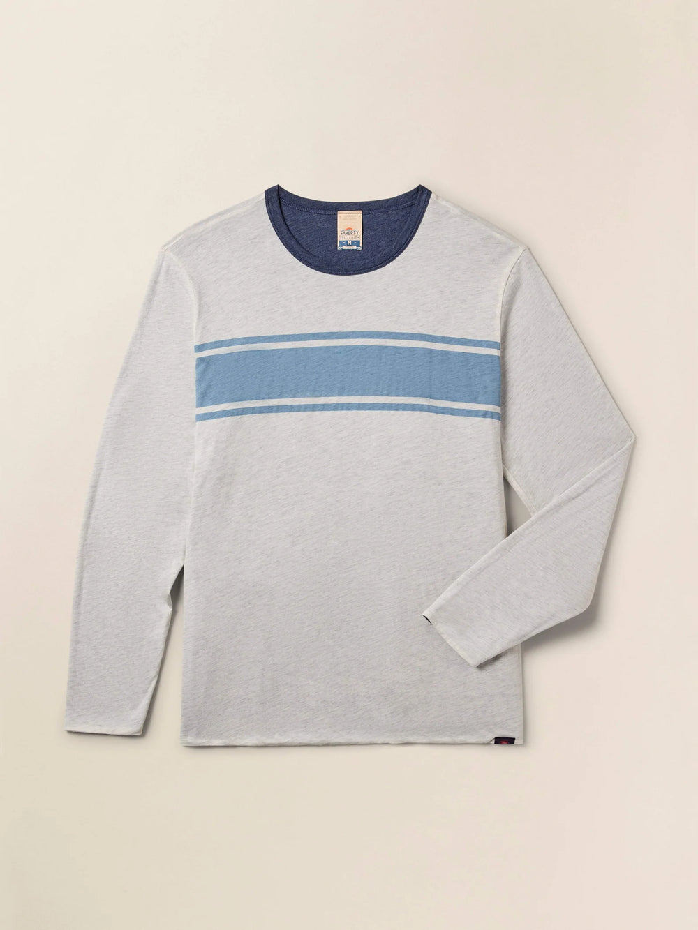 Enjoy incredible softness and versatile styling with the Faherty Long Sleeve Cloud Reversible Crew, on sale now at Harbour Thread in St. Pete, FL!