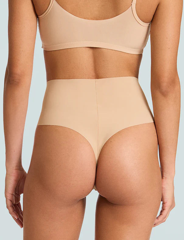 Commando Classic High Rise Thong - Beige