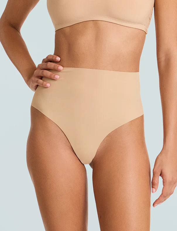 Commando Classic High Rise Thong - Beige