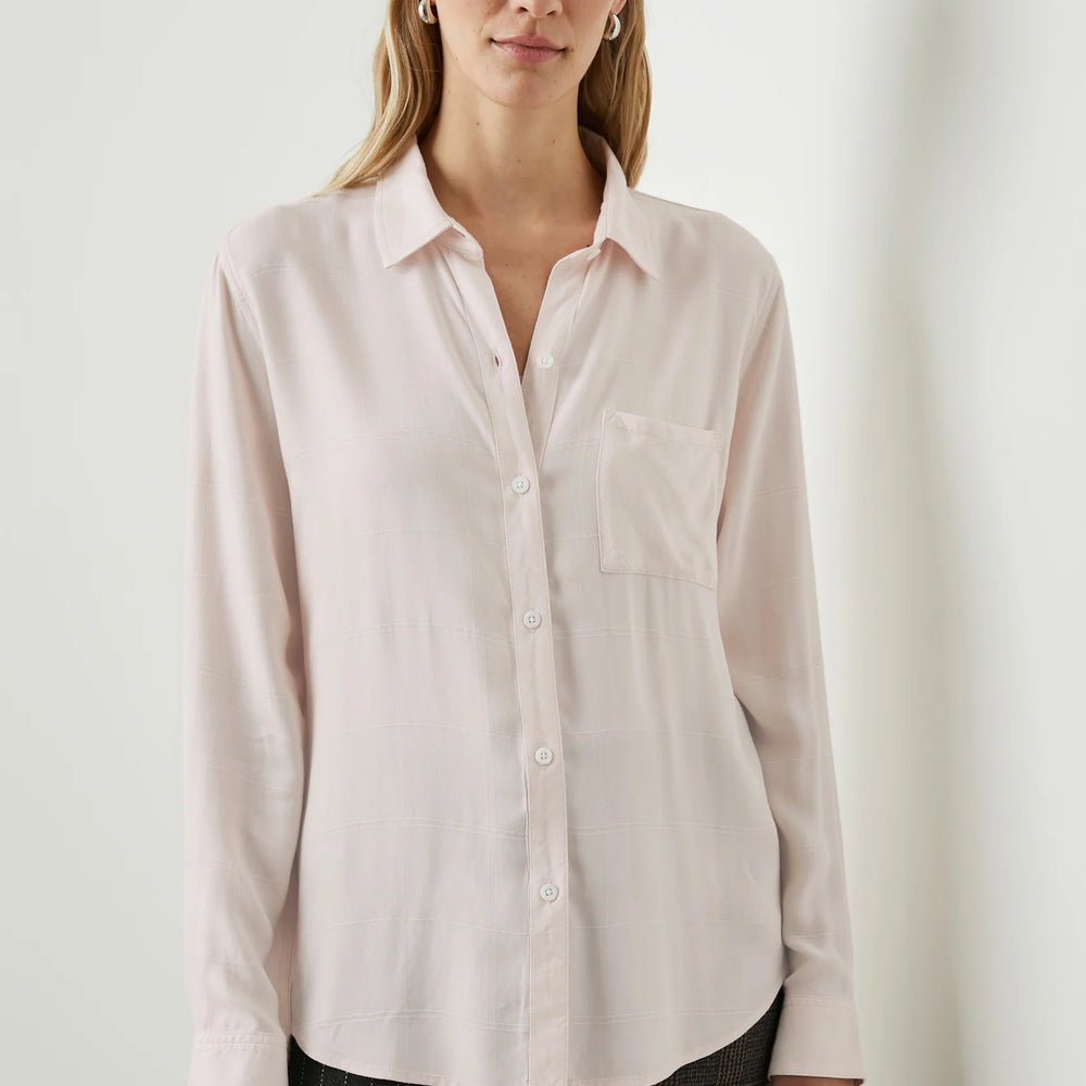 
                      
                        The Hunter Shirt in the color Rosewater, by Rails
                      
                    