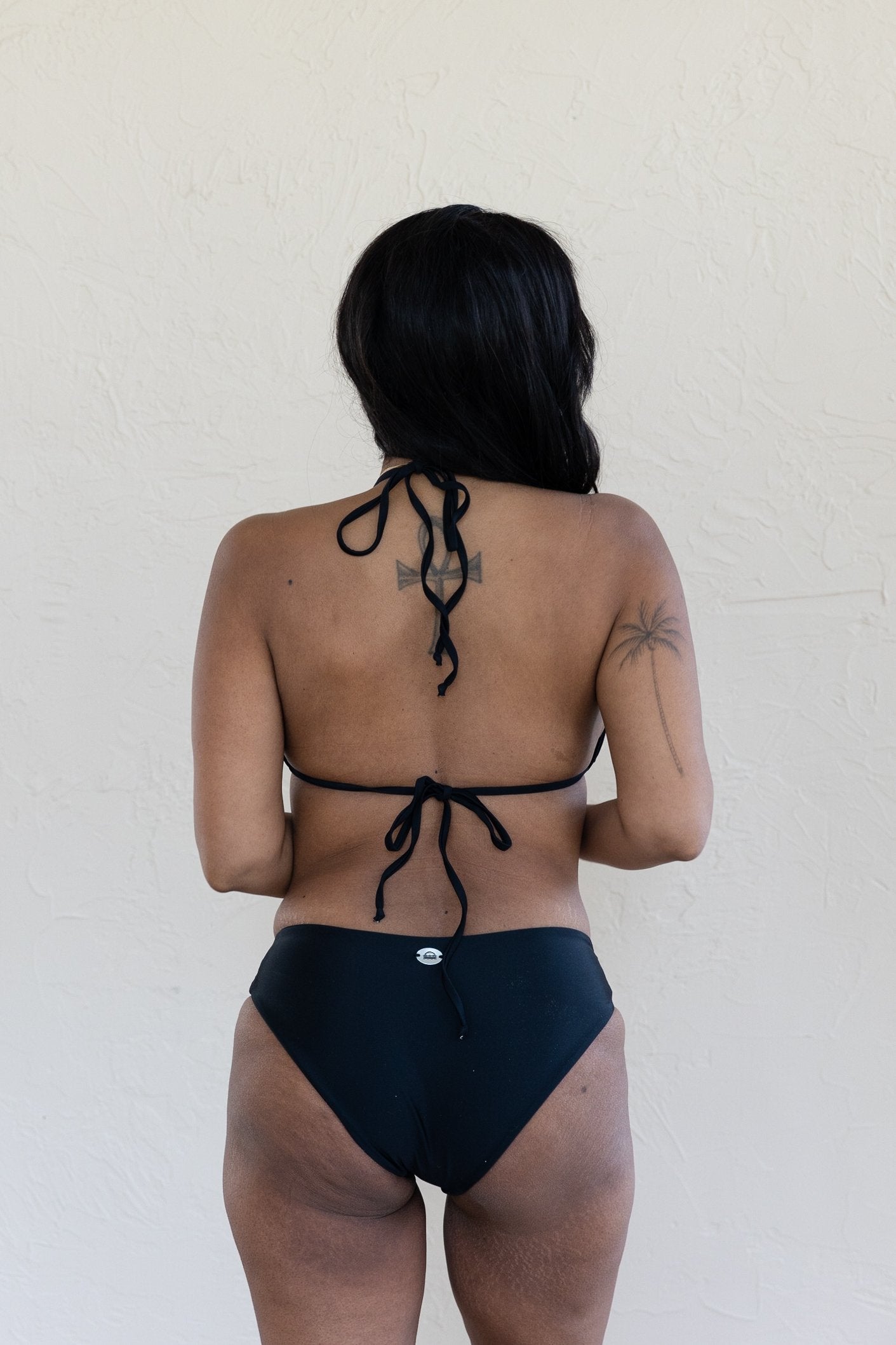 Saturday Swimwear Mila Low Rise Bikini Bottoms - Black