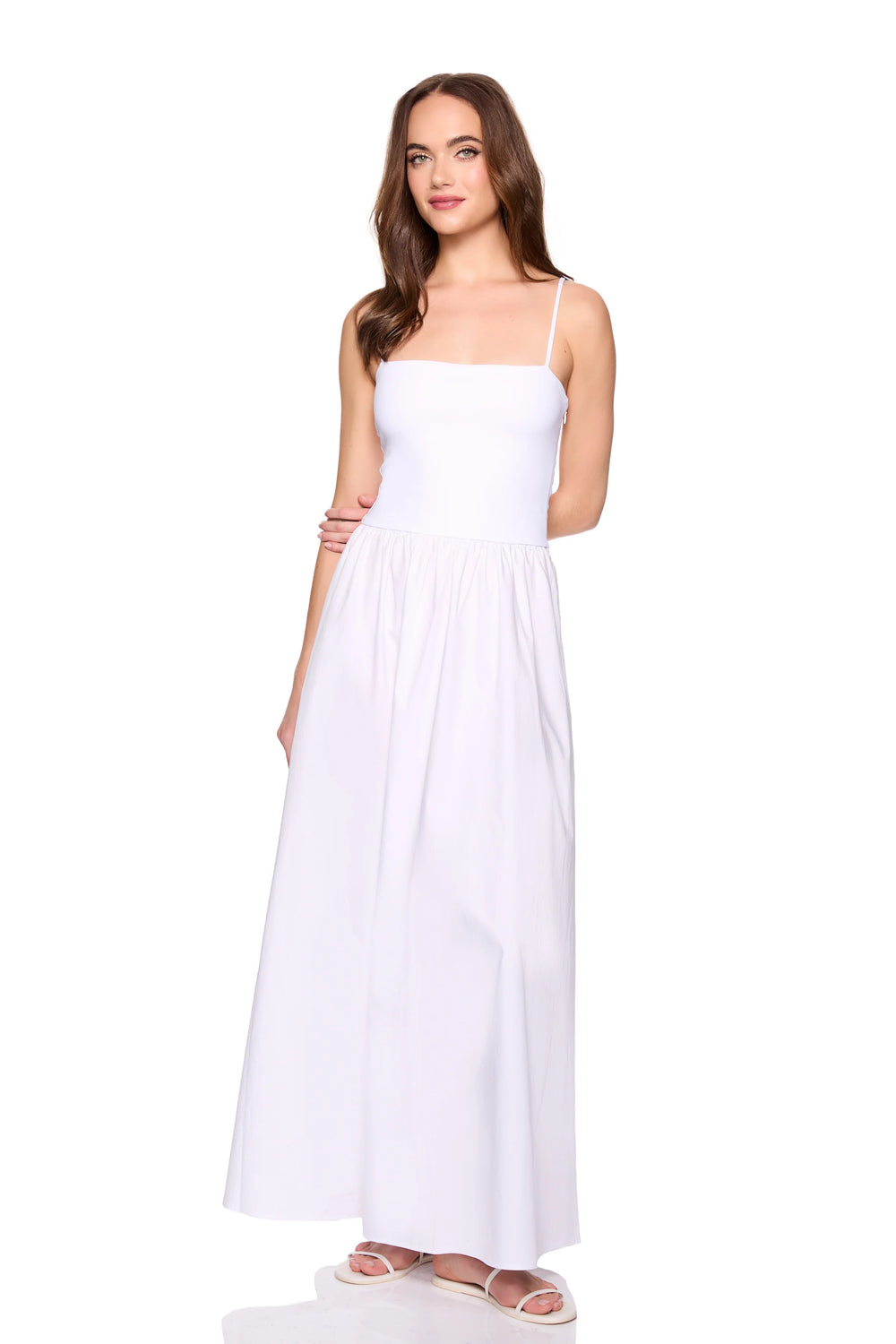 Susana Monaco Knit Poplin String Maxi