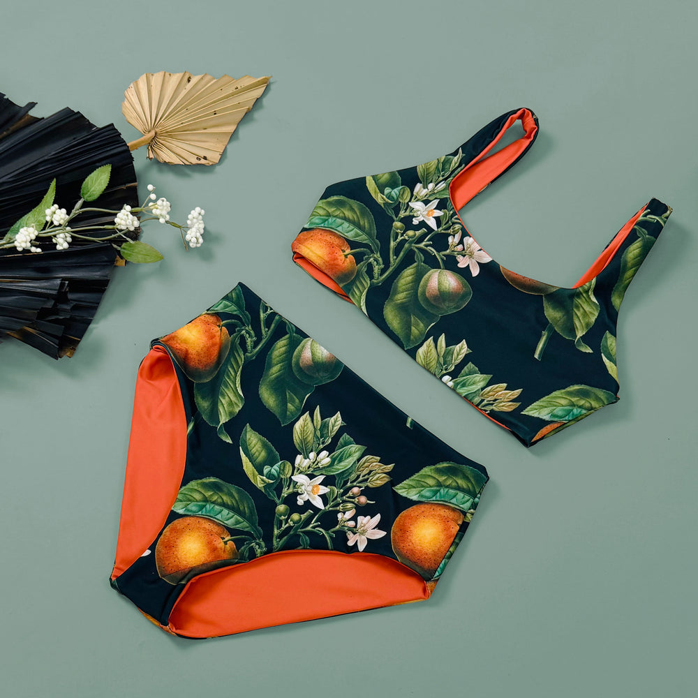 
                      
                        Saturday Swimwear x Harbour Thread Nova High Waisted Bottoms - Midnight Citrus
                      
                    