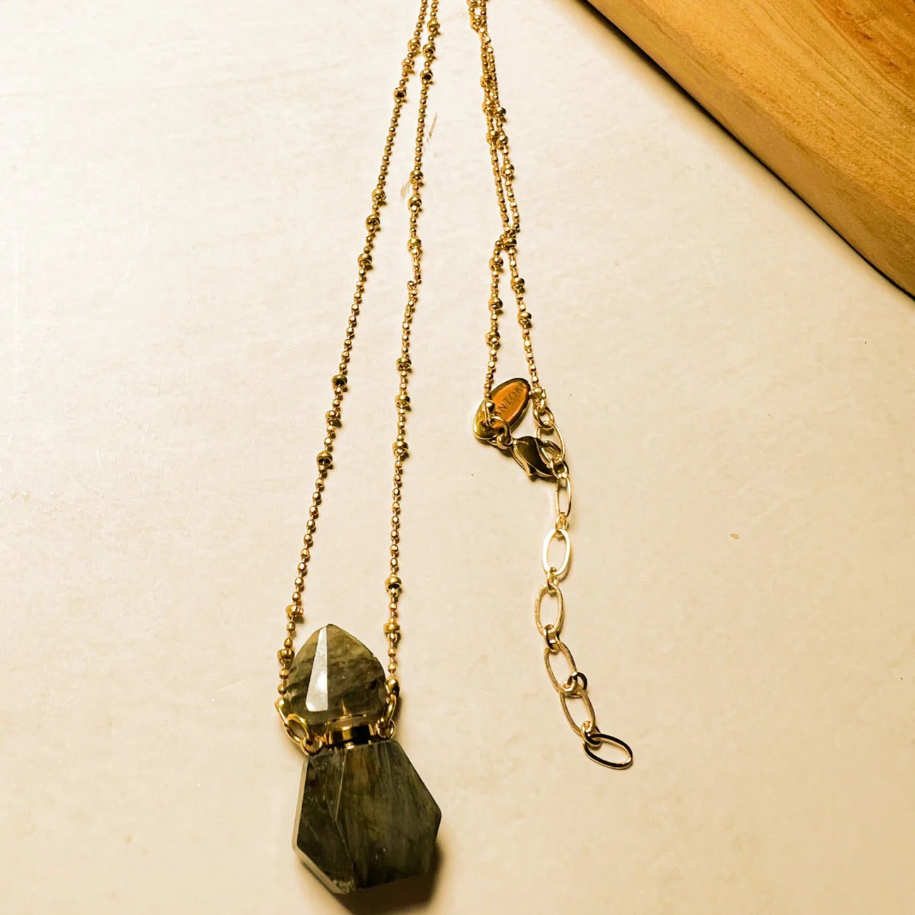 The Jeanie Small Bottle Necklace from Santore Jewelry.&nbsp;