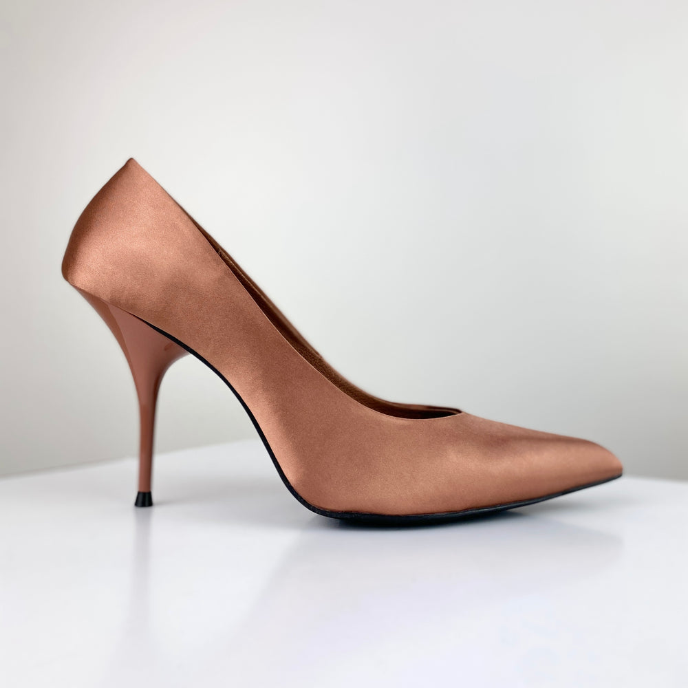 
                      
                        Jeffrey Campbell Satisfied Dress Pump - Copper Satin
                      
                    