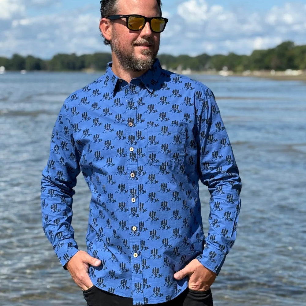 One World Brothers Wandering Skier Long Sleeve Shirt