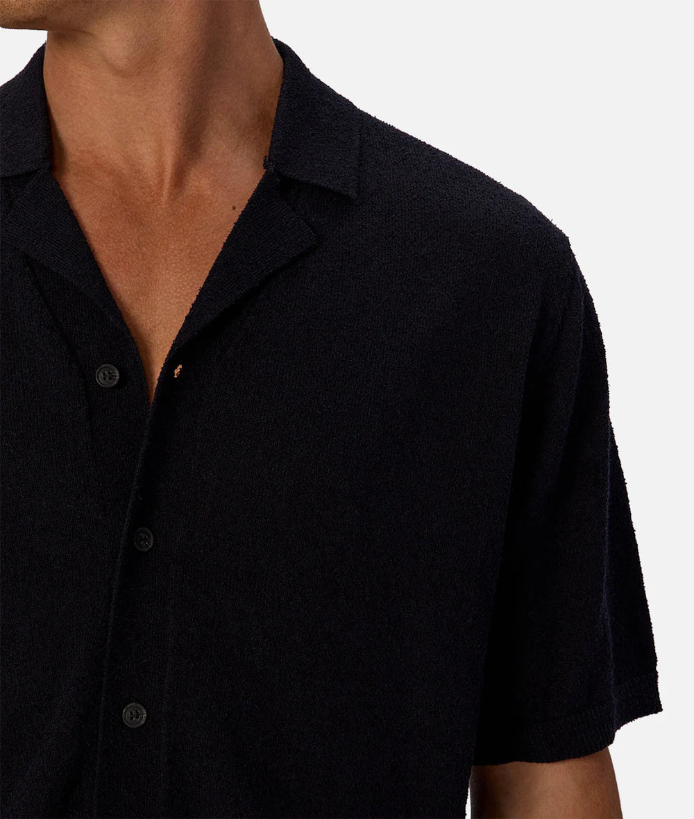 Men's short sleeve camp collar shirt from Industrie