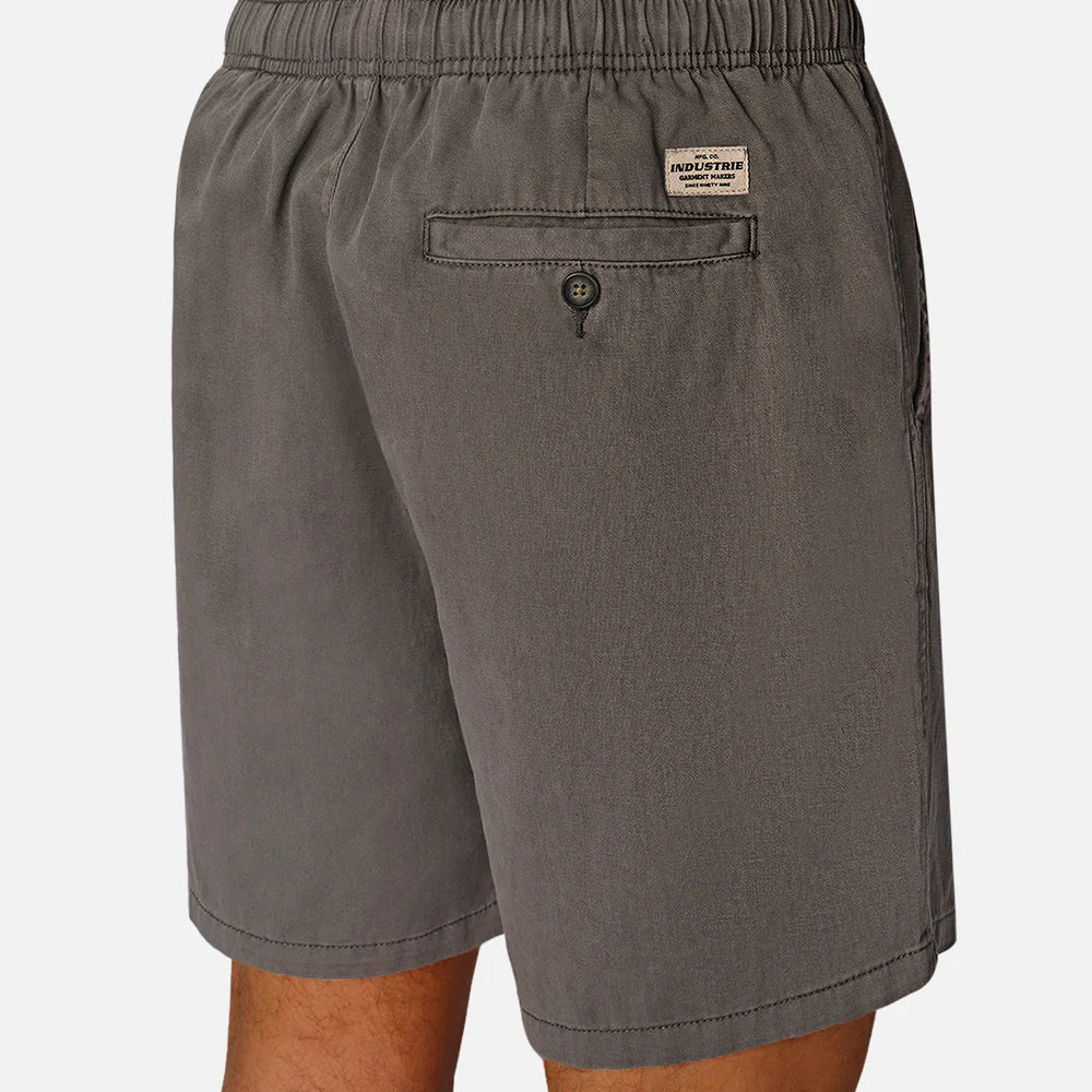 
                      
                        cotton linen blend men's shorts with elastic waist
                      
                    