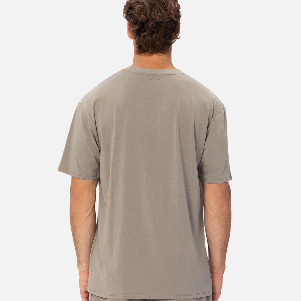 The Industrie Freeman Athletic T-Shirt is available at Harbour Thread in the color New Army
