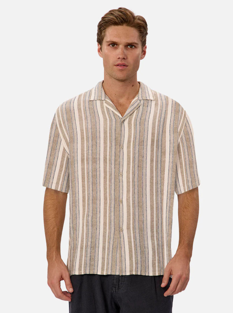 Now at Harbour Thread, the versatile Livorno Linen Short Sleeve Shirt by Industrie is a perfect choice for any warm-weather gathering.