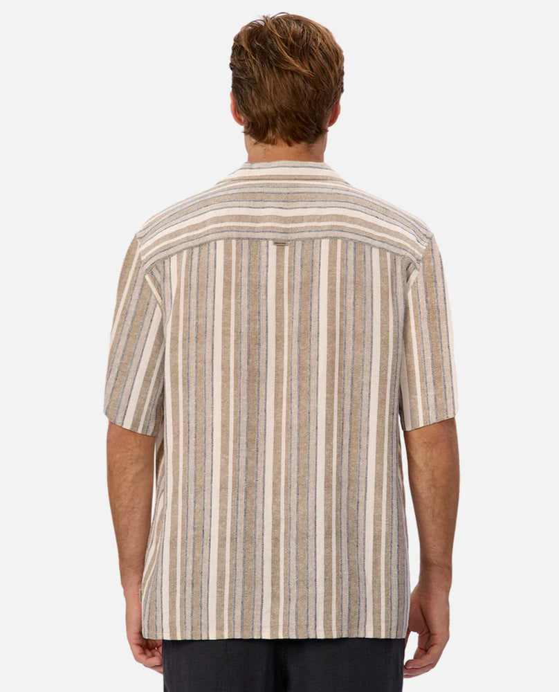 
                      
                        Shop the Industrie Livorno Linen Short Sleeve Shirt at Harbour Thread in the color Olive/Navy
                      
                    