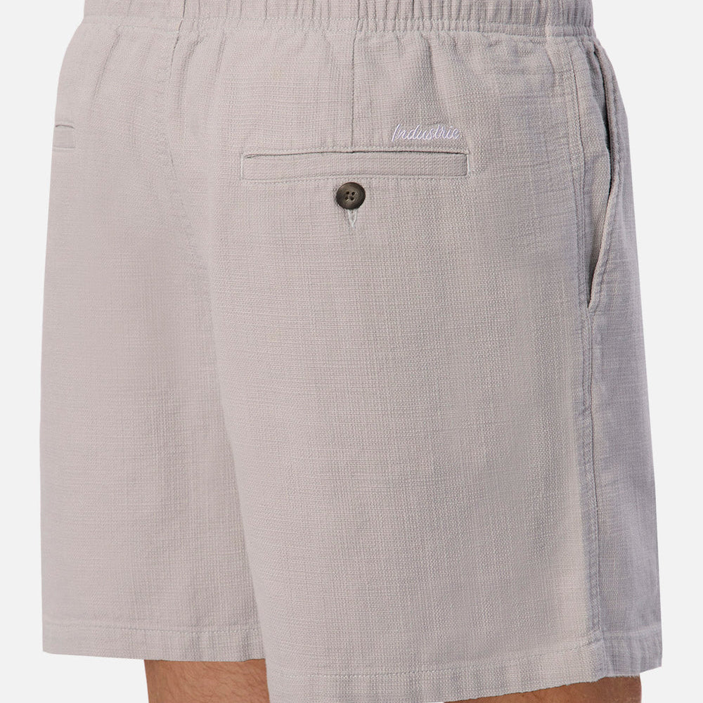 
                      
                        Light grey men's shorts with elastic waistband
                      
                    