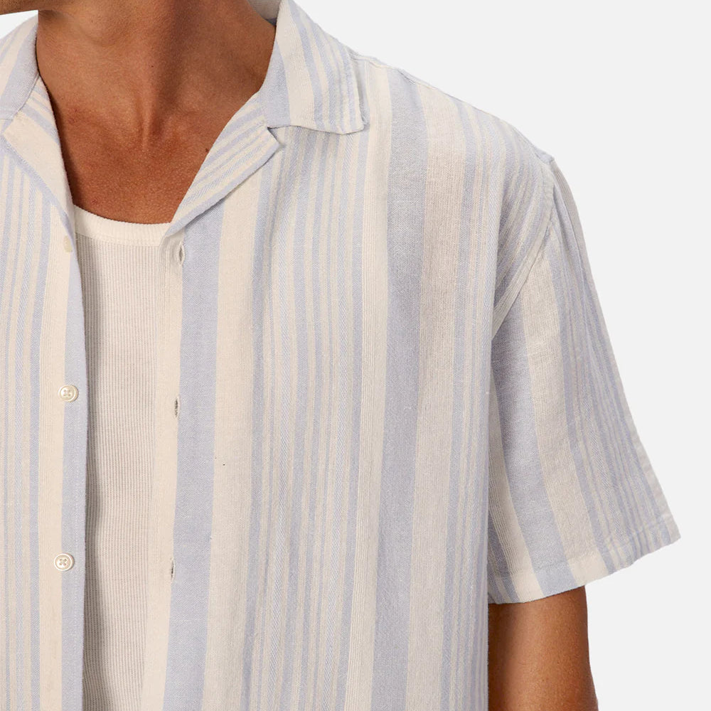 Find men's stylish shirts for summer at Harbour Thread. New arrivals include the Industrie Positano Linen Short Sleeve Shirt. 