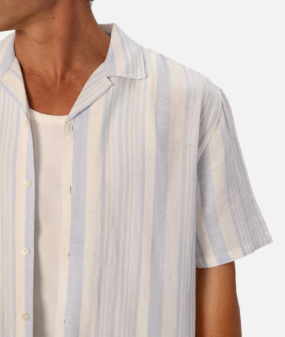 Find men's stylish shirts for summer at Harbour Thread. New arrivals include the Industrie Positano Linen Short Sleeve Shirt. 