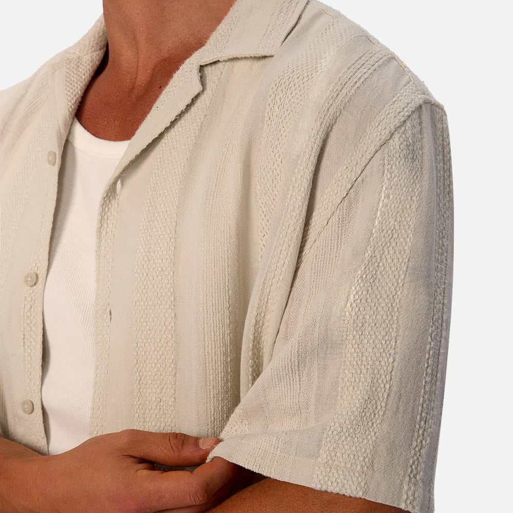 Shop the Industrie Salamanca Linen Short Sleeve Shirt at Harbour Thread