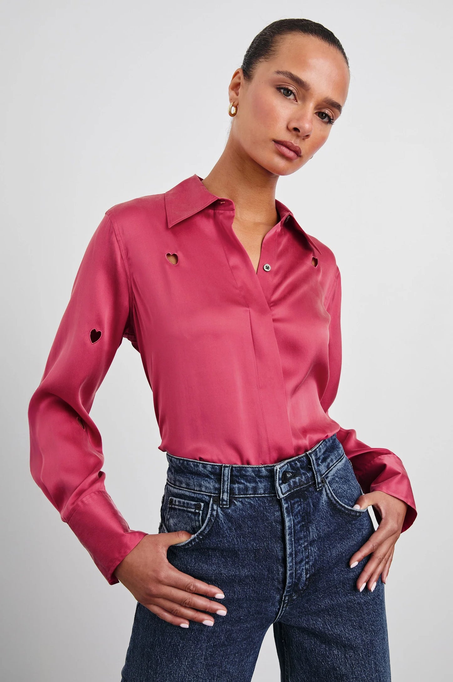 The Rails Jacey Shirt in Valentine at Harbour Thread