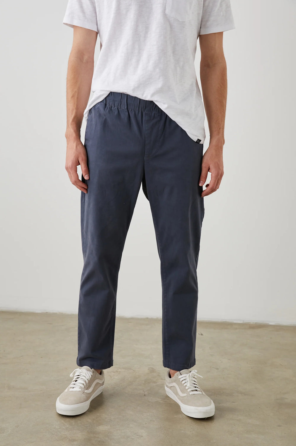 The Julian Pant by Rails works for both laidback lounging and casual cool style. Shop these faded blue men's pants at Harbour Thread St. Pete!