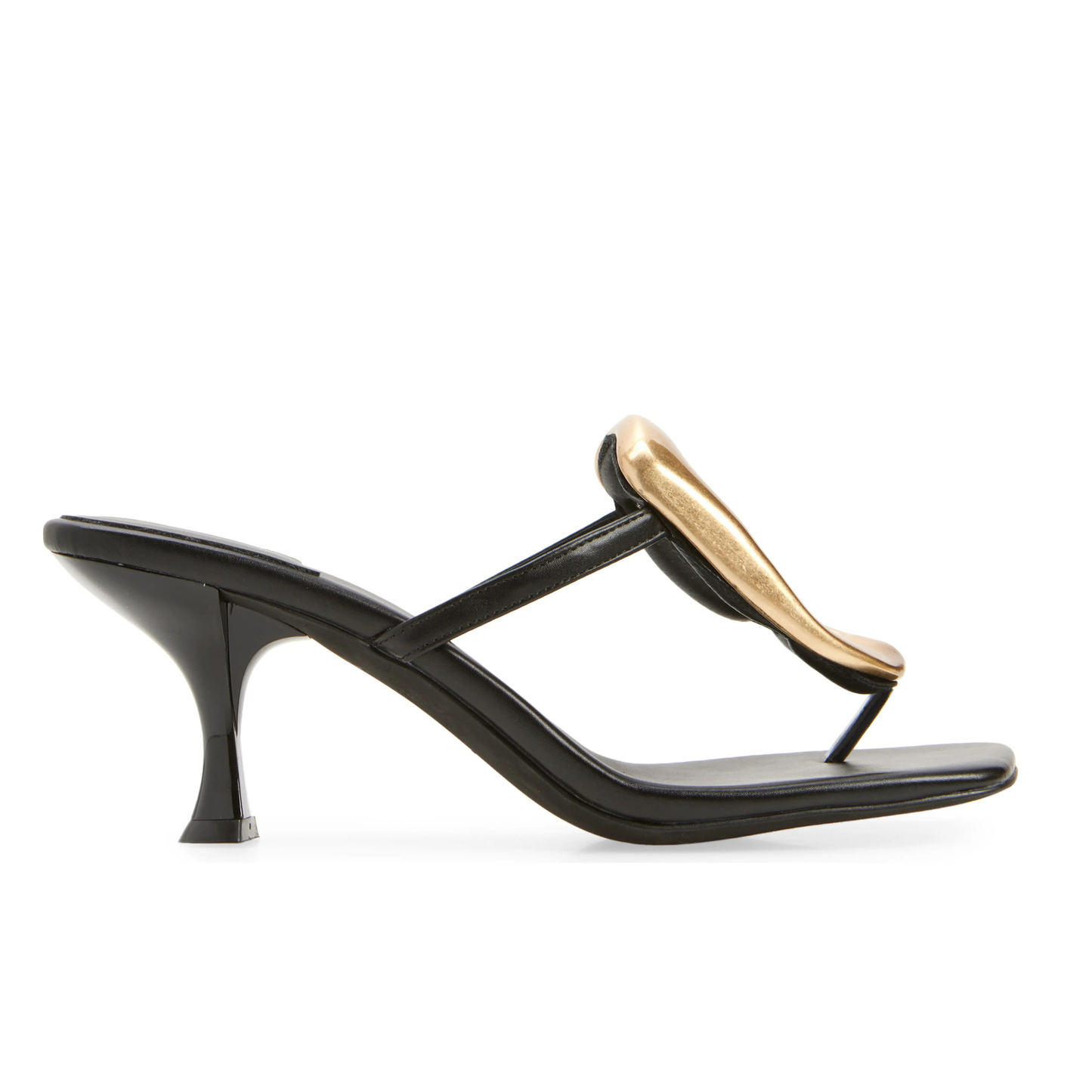 Jeffrey Campbell Linq Up Sandals in Black/Gold