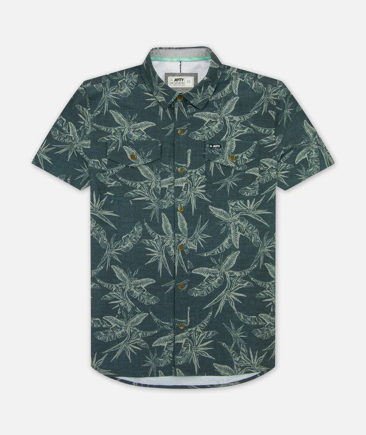 Load image into Gallery viewer, Jetty Wellspoint Short Sleeve Shirt - Teal
