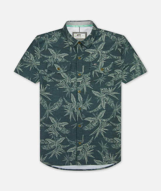 Load image into Gallery viewer, Jetty Wellspoint Short Sleeve Shirt - Teal
