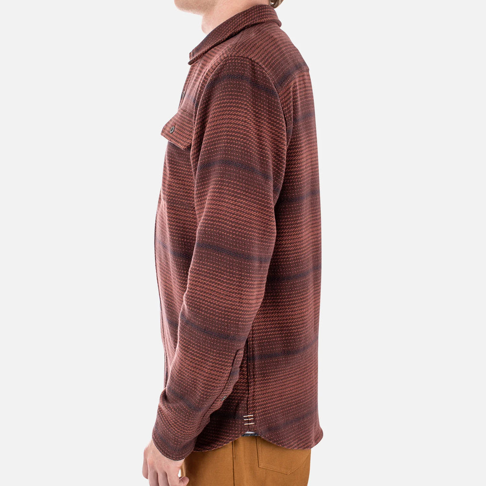 
                      
                        Jetty Horizon Flannel - Oxblood Black
                      
                    