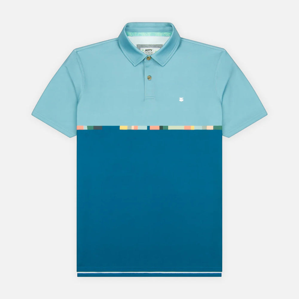 Jetty's Bunker Golf Polo in the color Blue