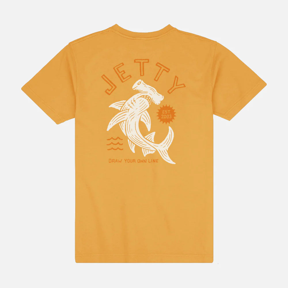 Jetty Hammered Tee - Mustard