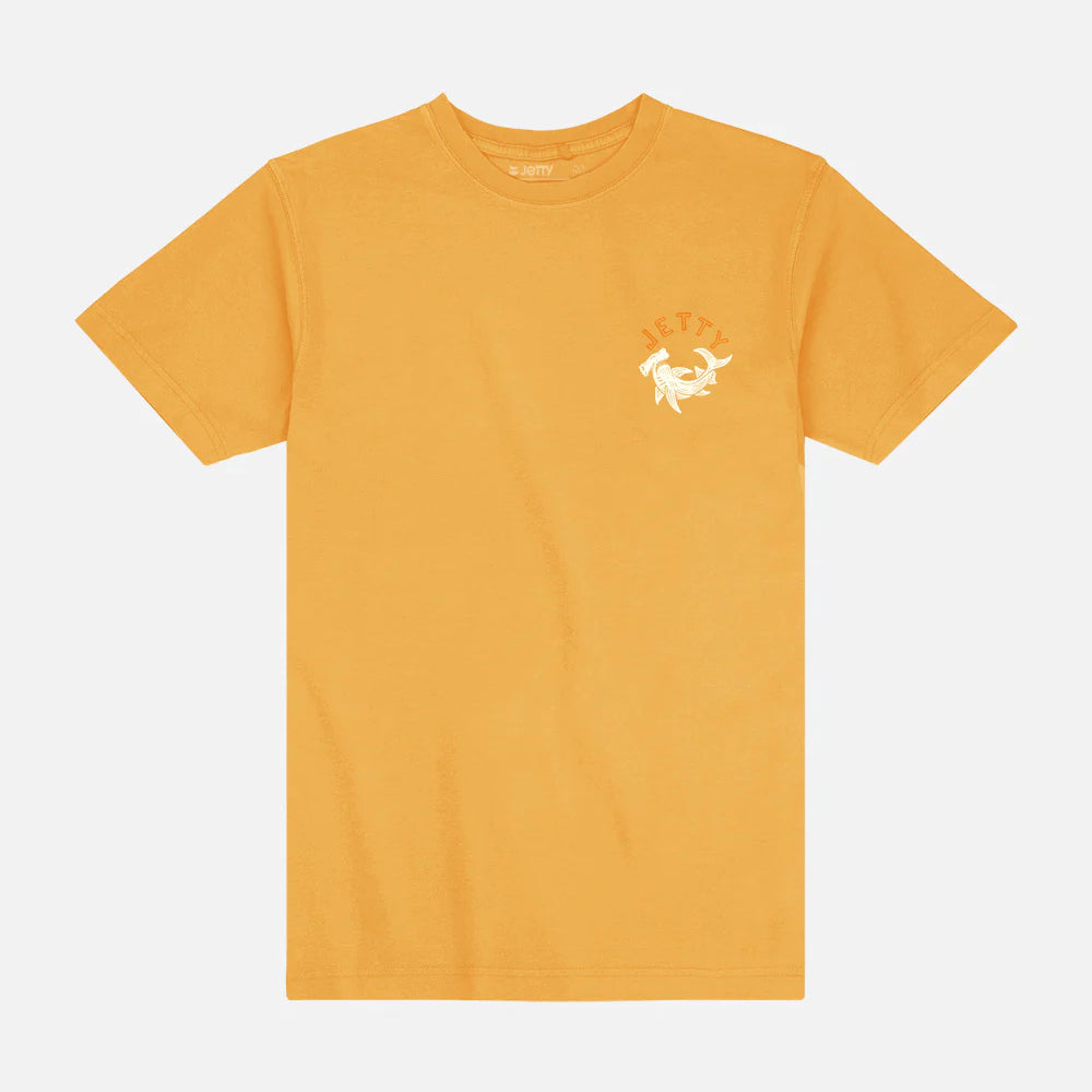 Jetty Hammered Tee - Mustard